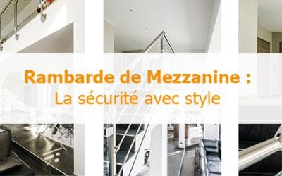 Balustrade de mezzanine : le guide d’achat