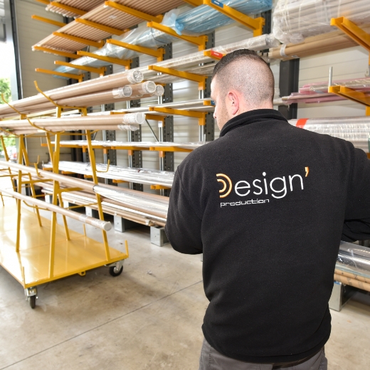 Tube inox � la coupe