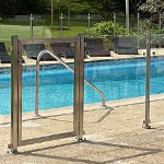 Portillon et barri�re de piscine en inox