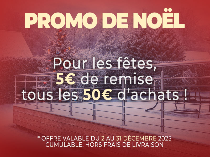 5€de remise tous les 50€ d'achats