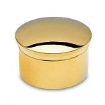 Embout pour main courante aspect laiton poli