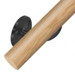 Mains courantes bois en kit - supports dark