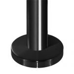 Poteau fixation � la fran�aise noir anthracite