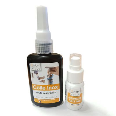 Kit Colle sp�ciale inox + activateur