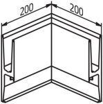 ANGLE 90° INTERIEUR POUR  TL-3011