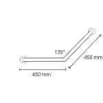 Barre de soutien 135° - Ø35 mm