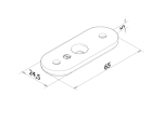 Berceau droit pour profil plat