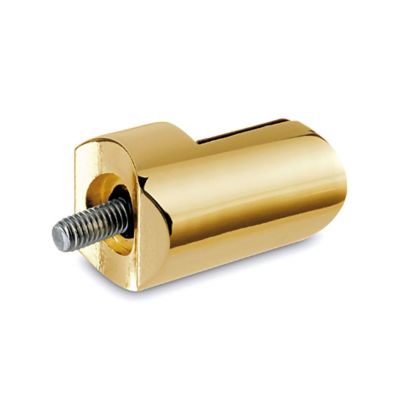 But�e pour profil rond - aspect laiton poli