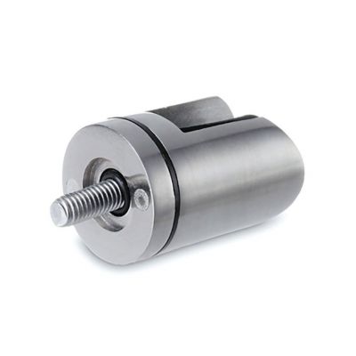 Charni�re pour profil plat - aspect inox bross�