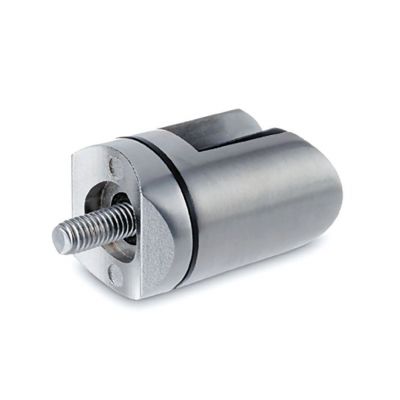 Charni�re pour profil rond - aspect inox bross�