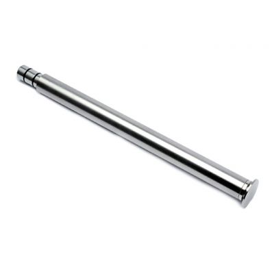 Console �25mm - L 350 mm pour �tag�re bois - aspect inox bross�