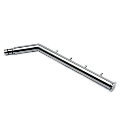 Console oblique �25mm - L 350 mm pour cintres - aspect inox bross�