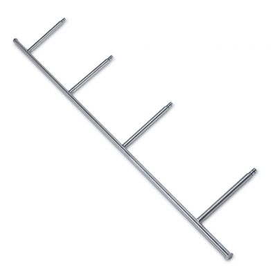 Console transversale - �25mm - L 2400 mm - aspect inox bross�