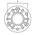 Embase à souder modèle 13