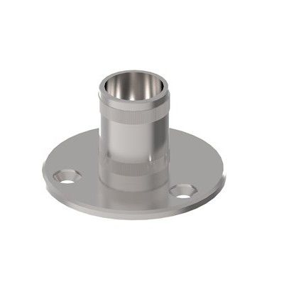 Embase manchon pour tube �42.4 x 2 mm - INOX 304