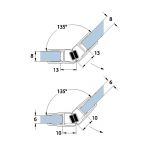 Joint d\'étanchéité magnétique 135° - 201 cm