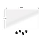 KIT GARDE-CORPS PRESTIO LG 2 M - HAUTEUR DE CHUTE SUPERIEURE A 1m