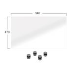 KIT GARDE-CORPS PRESTIO LG 2 M - HAUTEUR DE CHUTE SUPERIEURE A 1m