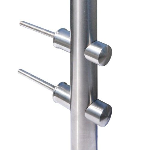 Support pour câble 5 mm en inox pour poteau 48,3 mm