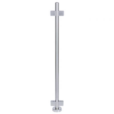 KIT POTEAU PISCINE - H1240 mm - �42,4 mm - INOX 316 POLI MIROIR