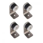 Lot de 4 embouts droits Optima Inox 316L - pour poignée sur mesure Ø42,4 mm