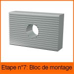 LOT DE 8 BLOCS DE MONTAGE - PROFIL TL30