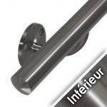 Main courante acier en kit - GRIS ANTHRACITE RAL 7016