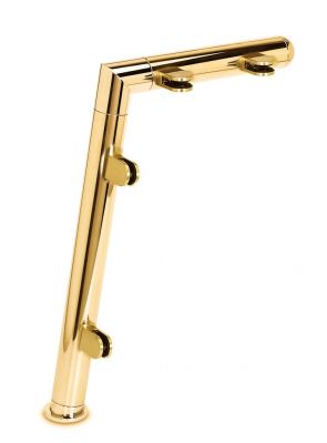 Mod�le 901 - fixation 3 points - � 25,4 mm - Aspect laiton poli