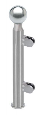 Mod�le 902 - fixation invisible - � 25,4 mm - Aspect inox bross�
