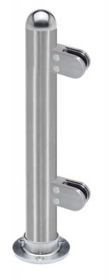 Mod�le 904 - fixation 3 points - � 38,1 mm - Aspect inox bross�