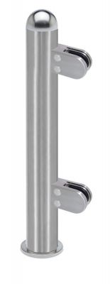 Mod�le 904 - fixation invisible - � 25,4 mm - Aspect inox bross�