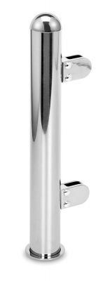 Mod�le 904 - fixation invisible - � 25,4 mm - Chrom� brillant