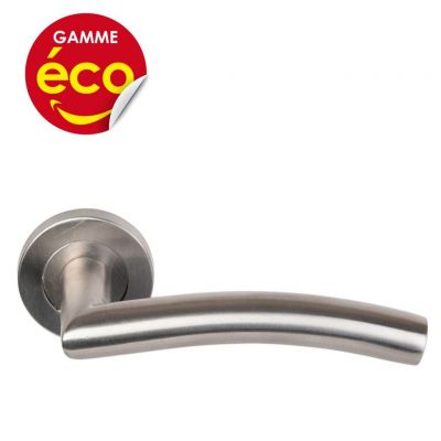 Paire de b�quille inox - courbe