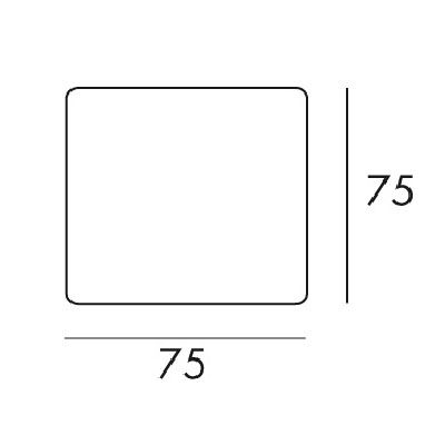 Pictogramme symbole 75 x 75 mm adhésif