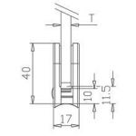 Pince à verre INOX 304 - Brossé GR 320