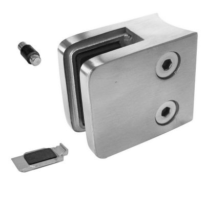 Pince � verre INOX 304 - Mod�le 21 - 45 x 45 mm - sans caoutchouc