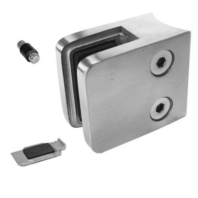 Pince � verre INOX 304 - Mod�le 21 - 45 x 45 mm - sans caoutchouc