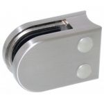 Pince à verre Zamac Aspect inox Brossé - Modèle 02 - 45 x 63 mm