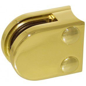Pince � verre Zamac Aspect laiton poli - Mod�le 00 - 40 x 50 mm 