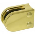 Pince à verre Zamac Aspect Laiton Poli - Modèle 02 - 45 x 63 mm