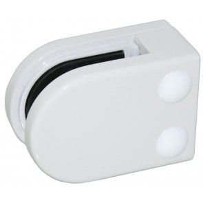 Pince � verre Zamac Blanc 9016 - Mod�le 02 - 45 x 63 mm