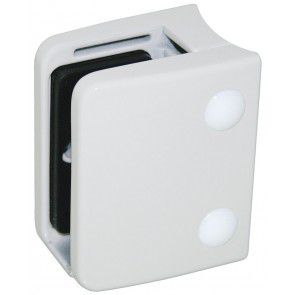 Pince � verre Zamac Blanc 9016 - Mod�le 04 - 70 x 55 mm