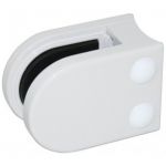 Pince à verre Zamac blanc 9016 - Modèle 05 - 45 x 63 mm