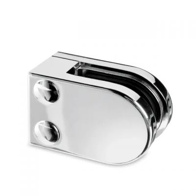 Pince � verre Zamac Chrom� Brillant - Mod�le 07 - 27 x 40 mm