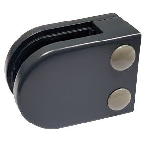 Pince � verre Zamac Gris Anthracite 7016 - Mod�le 02 - 45 x 63 mm