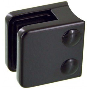 Pince � verre Zamac Noir 9005 - Mod�le 01 - 45 x 45 mm