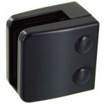 Pince à verre Zamac Noir 9005 - Modèle 06 - 55 x 55 mm
