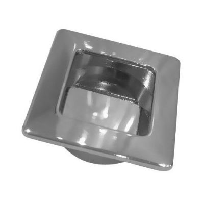 Poign�e cuvette carr�e pour porte bois