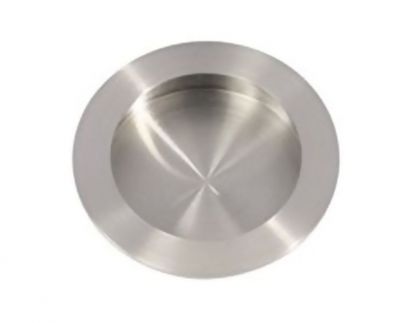 Poign�e cuvette ronde inox pour porte bois