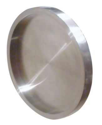 Poign�e inox ronde � coller pour porte verre ou bois